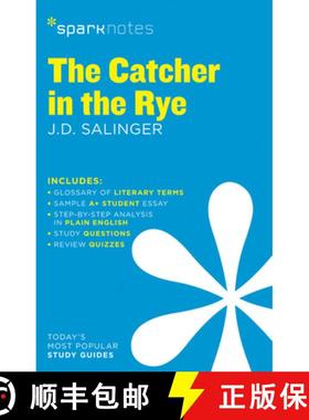 【3-4周达】The Catcher in the Rye Sparknotes Literature Guide: Volume 21 [9781411469471]