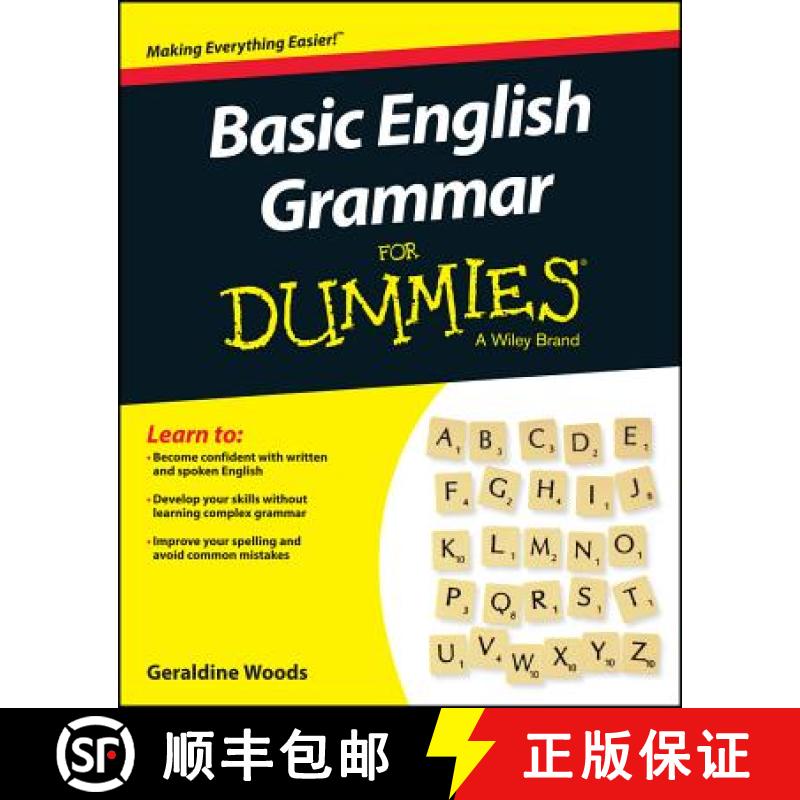 Basic English Grammar For Dummies, Us Edition [Wiley语言和语言学] [9781119063476]