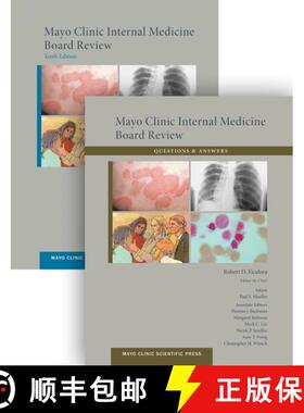 【3-4周达】Mayo Clinic Internal Medicine Board Review 10th Edition [9780199985883]