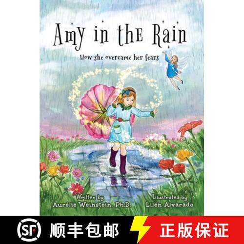 【3-4周达】精装 Amy in the Rain: How She Overcame Her Fears [9798985395303]
