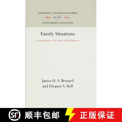 【3-4周达】精装 Family Situations : An Introduction to the Study of Child Behavior [9781512800753]