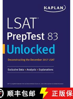 【3-4周达】LSAT PrepTest 83 Unlocked: Exclusive Data + Analysis + Explanations [9781506237657]