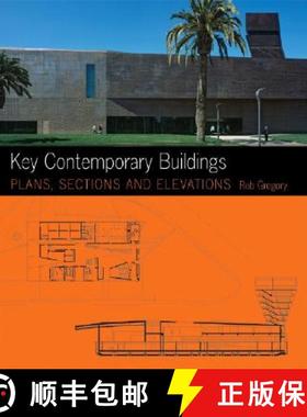 【3-4周达】Key Contemporary Buildings: Plans, Sections and Elevations (Key Architecture Series) [9780393732429]