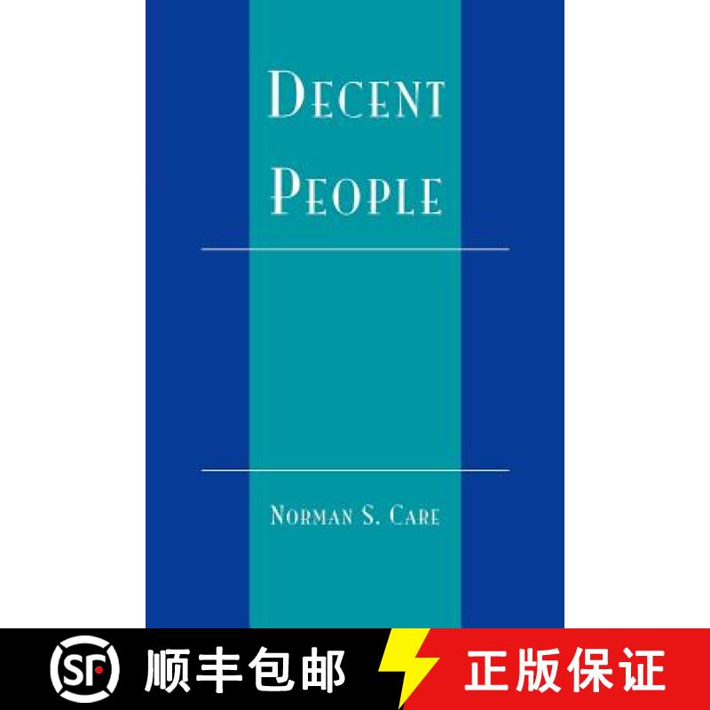 预订 Decent People [9780742507098]