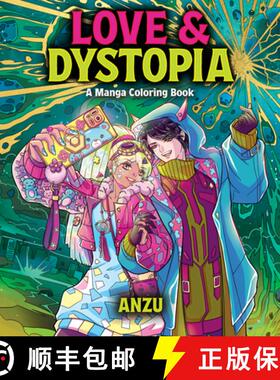 【3-4周达】Love & Dystopia: A Manga Coloring Book [9781684621019]