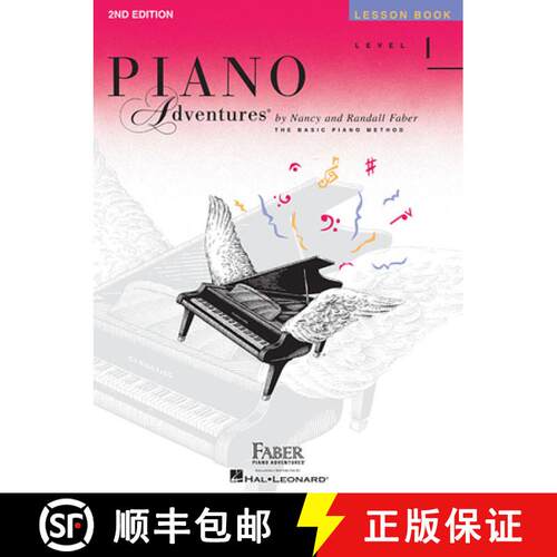 【3-4周达】Piano Adventures, Level 1, Lesson Book [9781616770785]