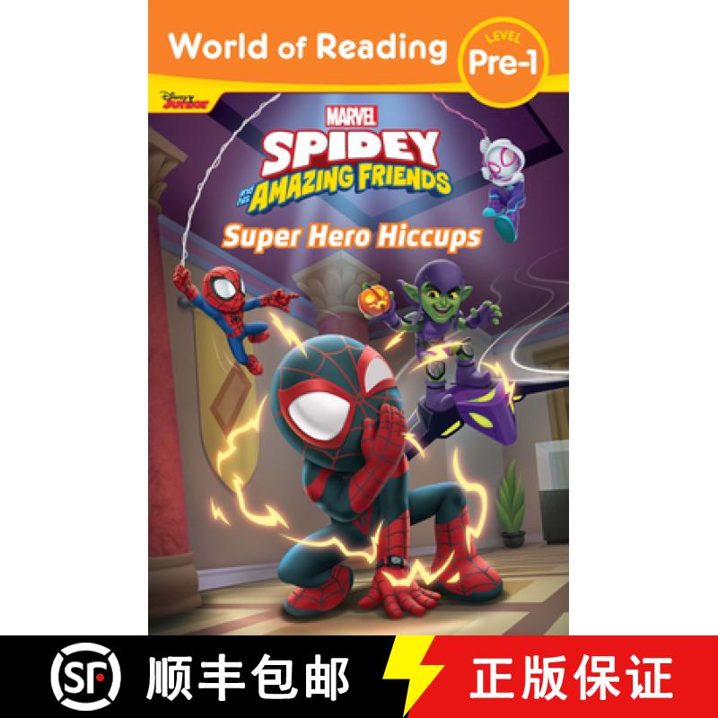 【3-4周达】World of Reading: Spidey and His Amazing Friends: Super Hero Hiccups [9781368069922]