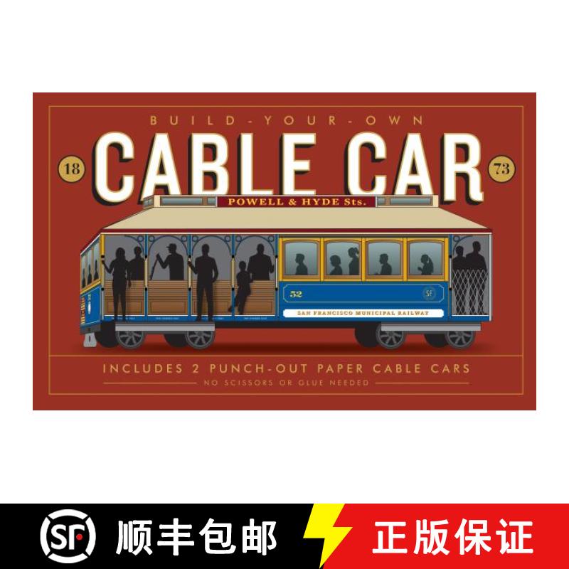 【3-4周达】Build-Your-Own Cable Car: Includes 2 Punch-Out Paper Cable Cars [9781452140247]