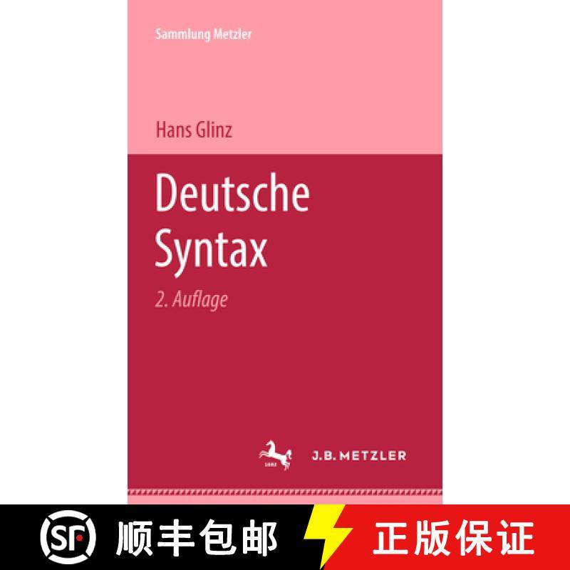 【3-4周达】Deutsche Syntax [9783476994240]