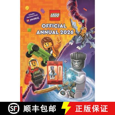 【3-4周达】LEGO® Books. Official Annual 2026 (with Zane LEGO NINJAGO® minifigure) [9781837251100]