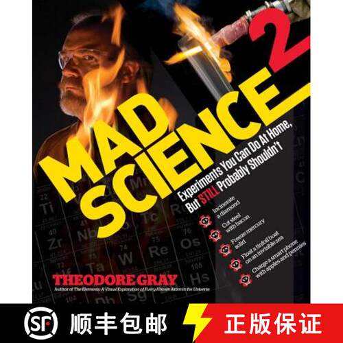 【3-4周达】精装 Mad Science 2: Experiments You Can Do at Home, But Still Probably Shouldn't [9781579129323]