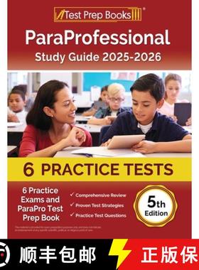 【3-4周达】ParaProfessional Study Guide 2025-2026: 4 Practice Exams and ParaPro Test Prep Book [5th E... [9781637753163]