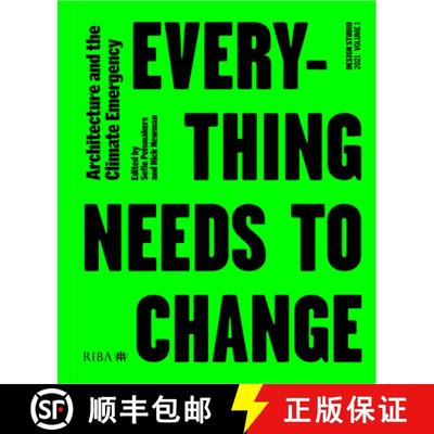 【3-4周达】Design Studio Vol. 1: Everything Needs to Change: Architecture and the Climate Emergency [9781859469651]