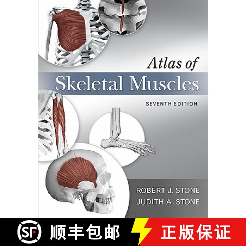 【3-4周达】Atlas of Skeletal Muscles [9780073378169]