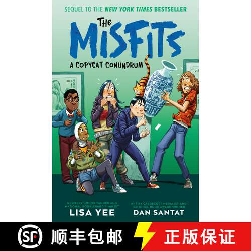 【3-4周达】精装 A Copycat Conundrum (The Misfits) [9780593564233]
