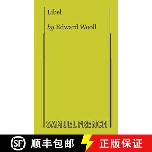 【3-4周达】Libel [9780573698569]
