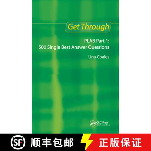 【3-4周达】精装 Get Through Plab Part 1: 500 Single Best Answer Questions [9781138372870]