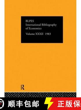 【3-4周达】IBSS: Economics: 1983 Volume 32: In English and French [9780422810807]
