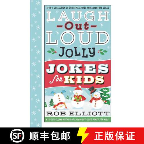 【3-4周达】精装 Laugh-Out-Loud Jolly Jokes for Kids: 2-in-1 Collection of Christmas Jokes and Adventu... [9780062888082]