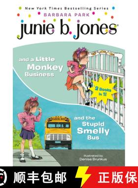 【3-4周达】Junie B. Jones 2-in-1 Bindup: And the Stupid Smelly Bus/And a Little Monkey Business [9780593901373]