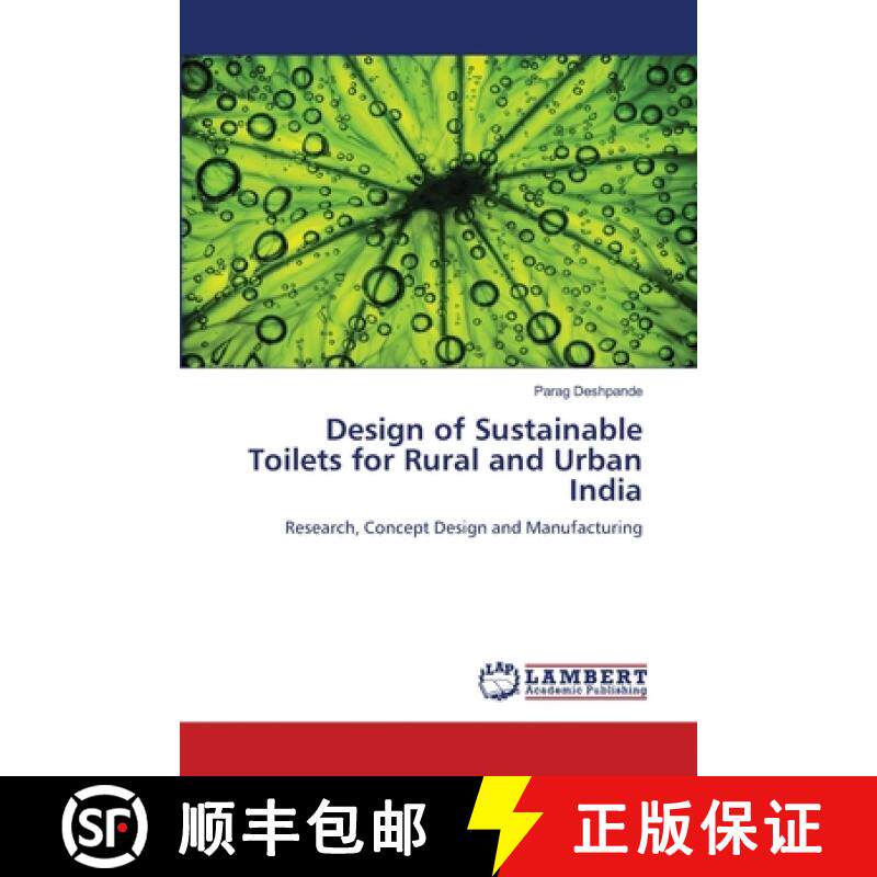 预订 Design of Sustainable Toilets for Rural and Urban India [9783847322511]