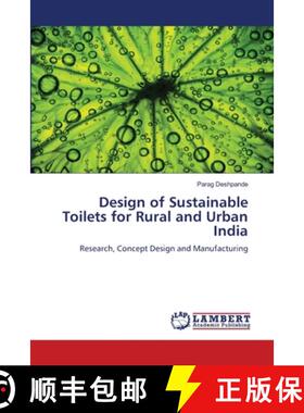 预订 Design of Sustainable Toilets for Rural and Urban India [9783847322511]