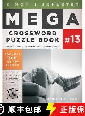 【3-4周达】Simon & Schuster Mega Crossword Puzzle Book #13: Volume 13 [9781451688016]