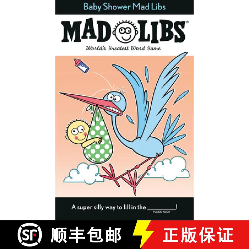 【3-4周达】Baby Shower Mad Libs: World's Greatest Word Game [9780593095881]