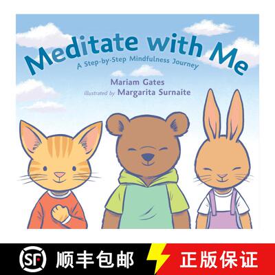 【3-4周达】精装 Meditate with Me: A Step-By-Step Mindfulness Journey [9780399186615]