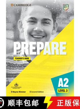 【3-4周达】剑桥考试2020 教师书带可下载资源包级别3 Prepare Level 3 Teacher's Book with Downloadable Re... [9781108385954]