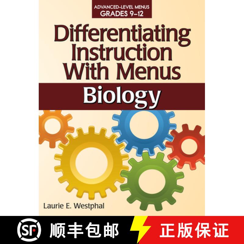 【3-4周达】Differentiating Instruction with Menus: Biology: Advanced Level Menus Grades 9-12 [9781618210784]