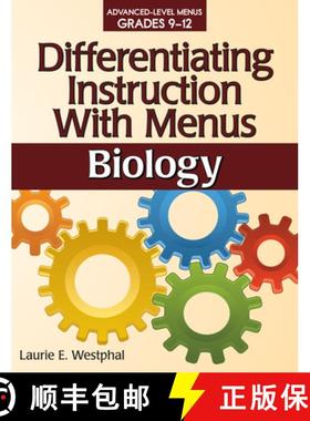 【3-4周达】Differentiating Instruction with Menus: Biology: Advanced Level Menus Grades 9-12 [9781618210784]
