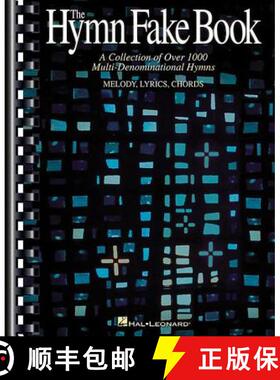 【3-4周达】Hymn Fake Book - A Collection Of Over 1000 Multi-Denominational Hymns (C Edition) [9780634010439]