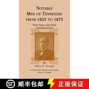 Times 4周达 Men for Their and 1875 Notable 1833 9780788447037 Contemporaries Tennessee