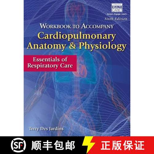 【3-4周达】Workbook for Des Jardins' Cardiopulmonary Anatomy & Physiology, 6th [9780840022615]