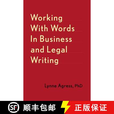 【3-4周达】Working with Words in Business and Legal Writing [9781541672581]