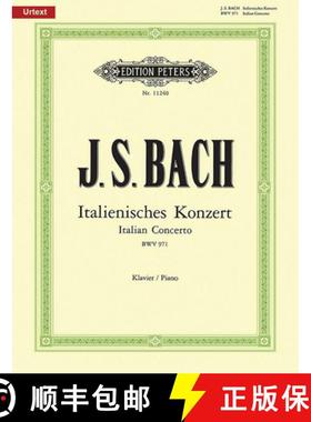 【3-4周达】Italian Concerto Bwv 971 for Piano: Urtext [9790014110499]