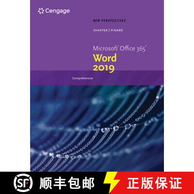 【3-4周达】New Perspectives MicrosoftA‚A®Office 365 & WordA‚A® 2019 Comprehensive [9780357026182]