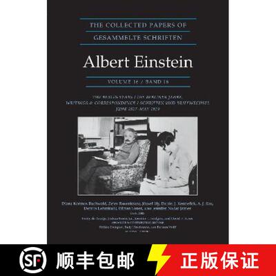 【3-4周达】精装 The Collected Papers of Albert Einstein, Volume 16 (Documentary Edition): The Berlin ... [9780691216812]
