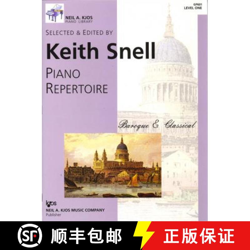 【2-3周达】Piano Repertoire: Baroque & Classical 1 [9780849762116]