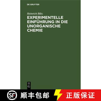 【3-4周达】精装 Experimentelle Einführung in die unorganische Chemie [9783111141619]