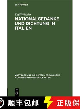预订 Nationalgedanke und Dichtung in Italien [9783111312729]