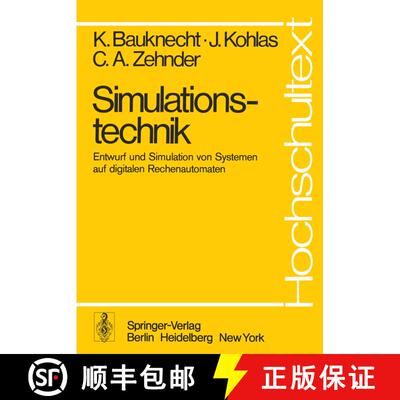 【3-4周达】Simulationstechnik : Entwurf und Simulation von Systemen auf digitalen Rechenautomaten [9783540079606]