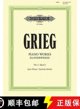 【3-4周达】Piano Works -- Lyric Pieces: Books 1-10; Based on Edvard Grieg Complete Edition, Urtext [9790014107406]