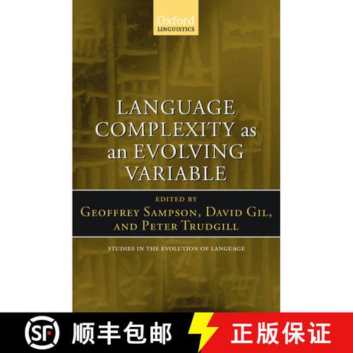 【3-4周达】Language Complexity as an Evolving Variable [9780199545223]