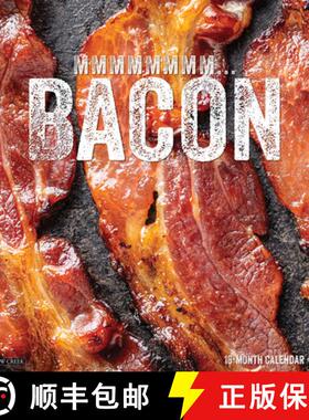 【3-4周达】MMMMMMMM... Bacon 2026 12 X 12 Wall Calendar [9781549251955]