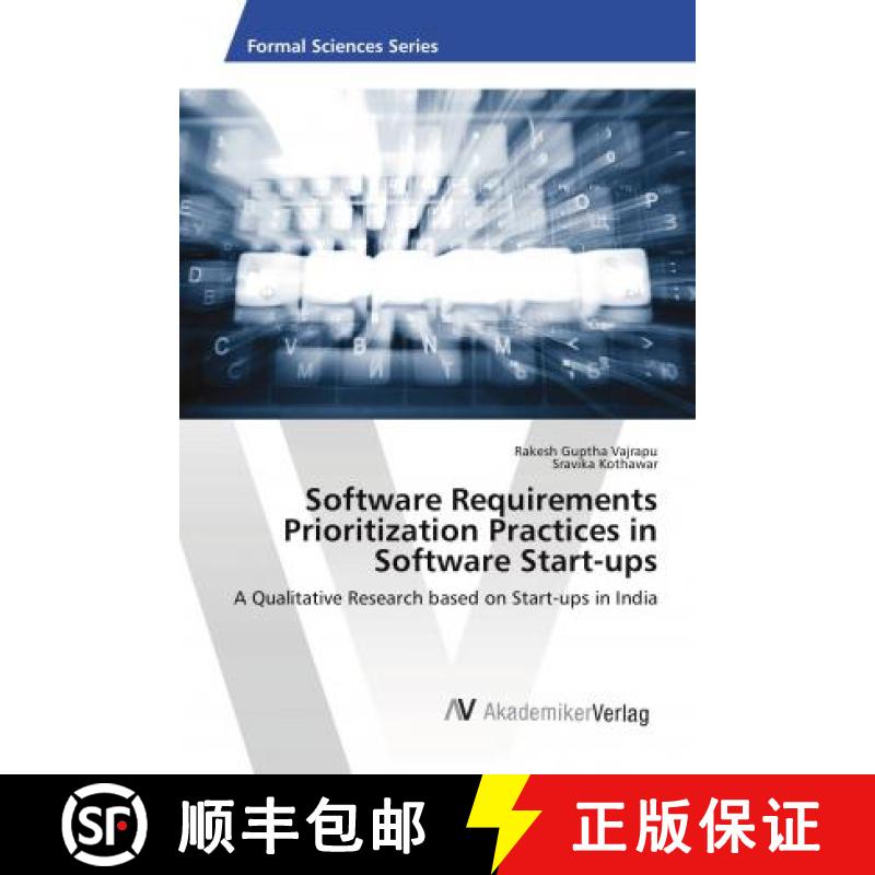 预订 Software Requirements Prioritization Practices in Software Start-ups [9786202217071]