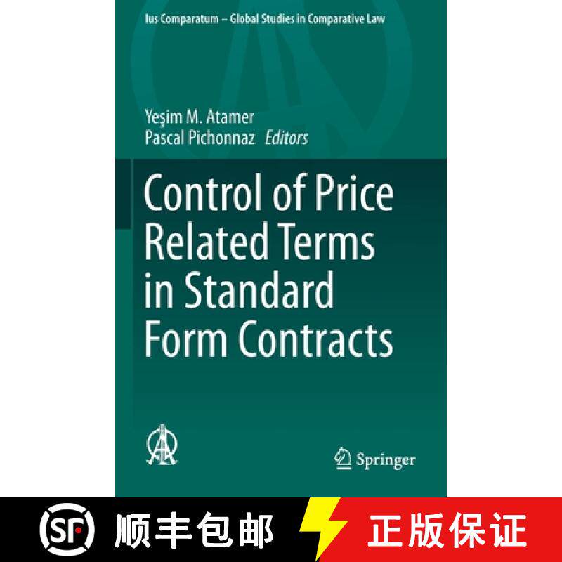 【3-4周达】Control of Price Related Terms in Standard Form Contracts [9783030230593]