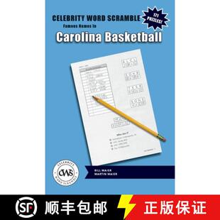 Carolina 9798990963009 Celebrity Famous Names Scramble 4周达 Word Basketball