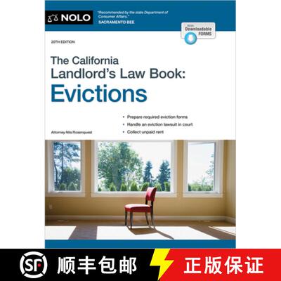 【3-4周达】The California Landlord's Law Book: Evictions: Evictions [9781413331820]